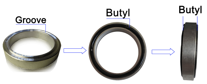 Simple Application of Butyl Rope on Two Sides of Spacer Ring